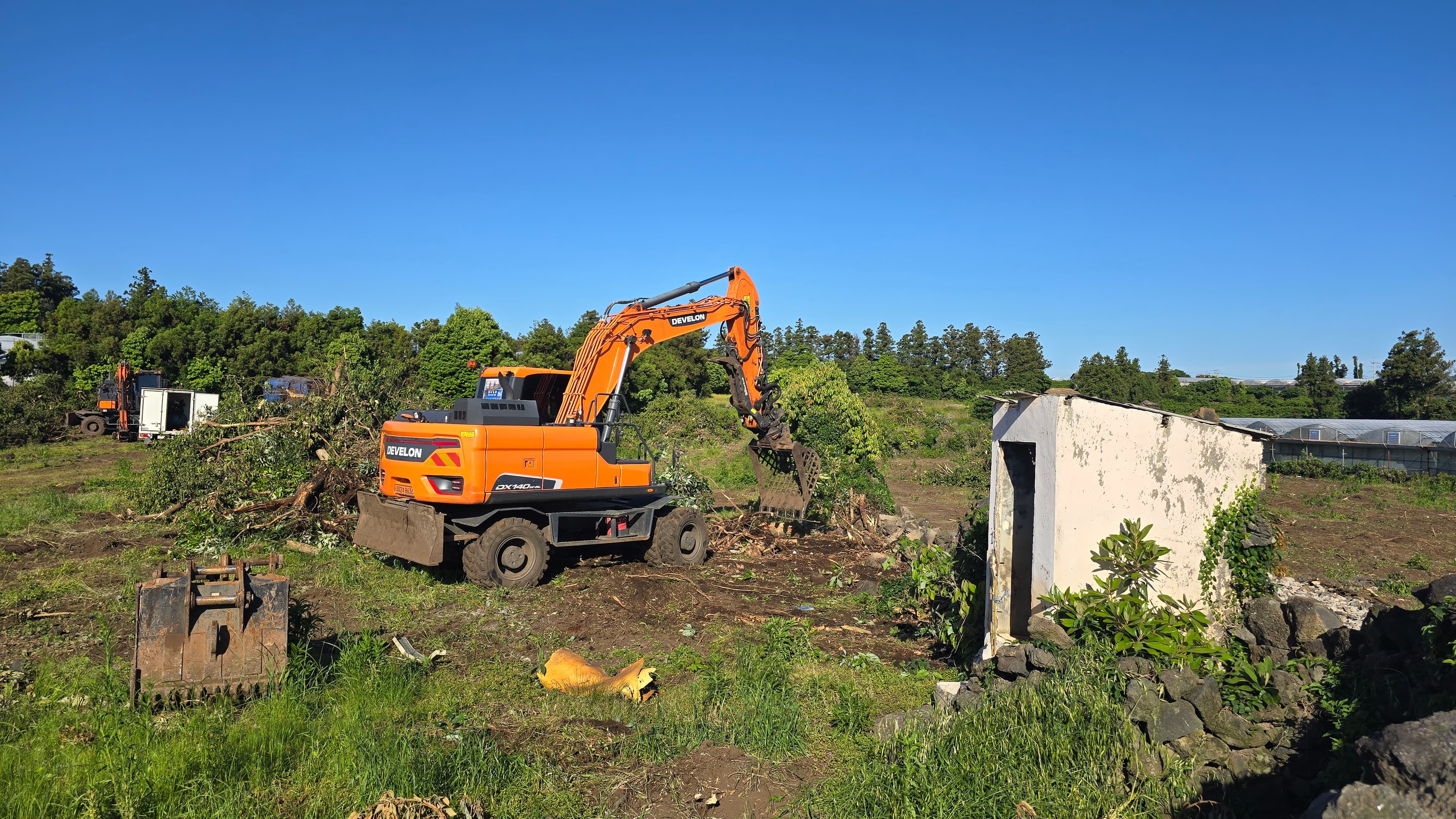 중장비 임대 작업 사진 1